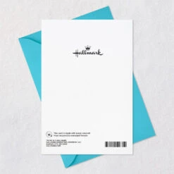 Hallmark Good Man, Great Son Birthday Card For Son -Hallmark Gift Shop Modern Teal and Orange Birthday Card for Son 799MAN4453 08