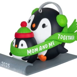 Hallmark Mom & Me Penguins Sledding 2025 Ornament -Hallmark Gift Shop Mom Me Penguins Sledding 2025 Keepsake Ornament 5QGO1482 06
