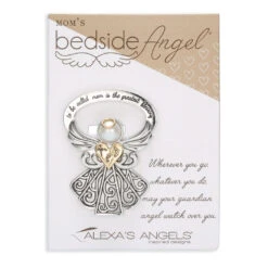 Roman Mom's Bedside Angel, 2.5" H -Hallmark Gift Shop Moms Bedside Angel With Faux Pearl Accents 223131 02