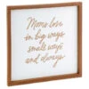 Hallmark Moms Love In Big Ways Wood Quote Sign -Hallmark Gift Shop Moms Love in Big Ways Wood Quote Sign 1SNN1036 01