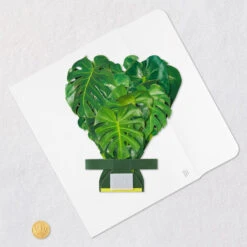 Hallmark Build-a-Bouquet Monstera Pop-Up Paper Plant -Hallmark Gift Shop Monstera PopUp Paper Plant 999WDR1298 07