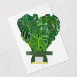 Hallmark Build-a-Bouquet Monstera Pop-Up Paper Plant -Hallmark Gift Shop Monstera PopUp Paper Plant 999WDR1298 08