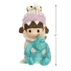 Hallmark Disney/Pixar Precious Moments Monsters, Inc. Boo And Sulley Porcelain Ornament -Hallmark Gift Shop Monsters Inc. Boo and Sulley Keepsake Ornament 3999QXD6629 03