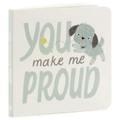 Hallmark MopTops Shaggy Dog Stuffed Animal With You Make Me Proud Board Book -Hallmark Gift Shop MopTops Dog Plush Stuffed Animal Board Book 1KID1532 04