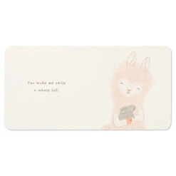 Hallmark MopTops Llama Stuffed Animal With You Make Me Smile Board Book -Hallmark Gift Shop MopTops Plush Llama Stuffed Animal Board Book 1KID1534 06