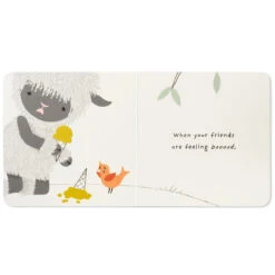 Hallmark MopTops Highland Sheep Stuffed Animal With You Are Kind Board Book -Hallmark Gift Shop MopTops Plush Sheep Stuffed Animal Board Book 1KID1535 06