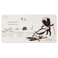 Hallmark MopTops Skunk Stuffed Animal With You Are Unique Board Book -Hallmark Gift Shop MopTops Plush Skunk Stuffed Animal and Board Book 1KID2082 06