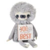 Hallmark MopTops Sloth Stuffed Animal With You Are The Best Board Book -Hallmark Gift Shop MopTops Plush Sloth Stuffed Animal and Board Book 1KID2083 01