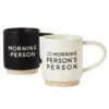 Hallmark Morning Person Stacking Mugs, Set Of 2 -Hallmark Gift Shop Morning Person Stacking Mugs 1SNN1068 01