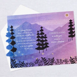 Hallmark Marriage Is A Journey Anniversary Card For Couple -Hallmark Gift Shop Mountain and Stars Anniversary Card for Couple 759AVY2979 03