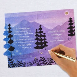 Hallmark Marriage Is A Journey Anniversary Card For Couple -Hallmark Gift Shop Mountain and Stars Anniversary Card for Couple 759AVY2979 06