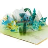 Hallmark Love Sharing Life's Adventure With You 3D Pop-Up Love Card -Hallmark Gift Shop Mountains and Trees 3D PopUp Love Card 1299LAD2890 01