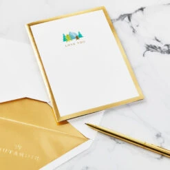 Hallmark Love Sharing Life's Adventure With You 3D Pop-Up Love Card -Hallmark Gift Shop Mountains and Trees 3D PopUp Love Card 1299LAD2890 05