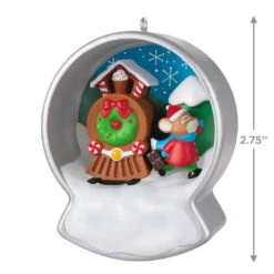Hallmark Cookie Cutter Christmas Ornament -Hallmark Gift Shop Mouse and Train in Cookie Cutter Keepsake Ornament 5QXR8402 04