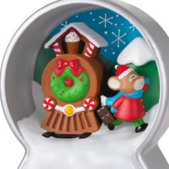 Hallmark Cookie Cutter Christmas Ornament -Hallmark Gift Shop Mouse and Train in Cookie Cutter Keepsake Ornament 5QXR8402 06