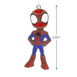 Marvel Spidey And His Amazing Friends Spidey Moving Metal Hallmark Ornament -Hallmark Gift Shop Moving Metal SpiderMan Christmas Ornament 3HCM2281 03
