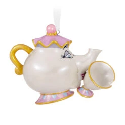 Hallmark Disney Beauty And The Beast A Mother's Love Porcelain Ornament -Hallmark Gift Shop Mrs. Potts and Chip Keepsake Ornament 2499QHX3109 06
