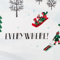 Hallmark Merry Christmas Everywhere Boxed Christmas Cards, Pack Of 8 -Hallmark Gift Shop Multipanel City Homes Boxed Christmas Cards Pack 1XPX2716 06