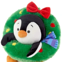Hallmark Playful Penguins All Decked Out Musical Plush Penguin With Light And Motion -Hallmark Gift Shop Musical Playful Penguins Plush With Light Motion 1KCX1100 03