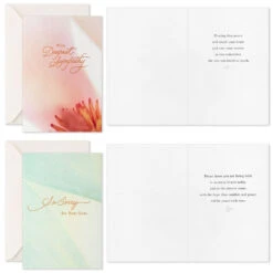 Hallmark Peaceful Nature Assorted Sympathy Cards, Pack Of 16 -Hallmark Gift Shop Muted Nature Scenes Sympathy Cards Assortment 5STZ1206 03