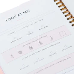 Hallmark My First Year Baby Book For Girl -Hallmark Gift Shop My First Year Pink Baby Book for Girl 1BBA4136 07