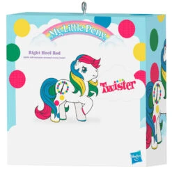 Hallmark Hasbro® My Little Pony® Retro Twister® Right Hoof Red Ornament -Hallmark Gift Shop My Little Pony Twister Horse Keepsake Ornament 5QXI8162 07