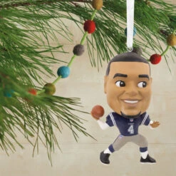 NFL Dallas Cowboys Dak Prescott Bouncing Buddy Hallmark Ornament -Hallmark Gift Shop NFL Dallas Cowboys Dak Prescott Bouncing Buddy Christmas Ornament 1OSL1563 02