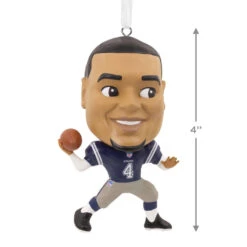 NFL Dallas Cowboys Dak Prescott Bouncing Buddy Hallmark Ornament -Hallmark Gift Shop NFL Dallas Cowboys Dak Prescott Bouncing Buddy Christmas Ornament 1OSL1563 03