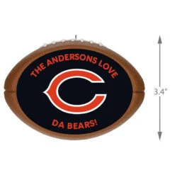 Hallmark NFL Football Chicago Bears Text Personalized Ornament -Hallmark Gift Shop NFL Football Chicago Bears Text Personalized Ornament 2499QHE1985B6 03