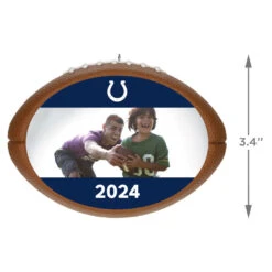 Hallmark NFL Football Indianapolis Colts Text And Photo Personalized Ornament -Hallmark Gift Shop NFL Football Indianapolis Colts Text and Photo Personalized Ornament 2499QHE1985B17 03