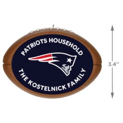 Hallmark NFL Football New England Patriots Text Personalized Ornament -Hallmark Gift Shop NFL Football New England Patriots Text Personalized Ornament 2499QHE1985B8 04