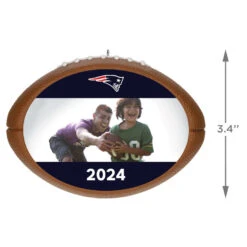 Hallmark NFL Football New England Patriots Text And Photo Personalized Ornament -Hallmark Gift Shop NFL Football New England Patriots Text and Photo Personalized Ornament 2499QHE1985B15 03
