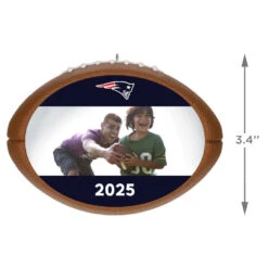 Hallmark NFL Football New England Patriots Text And Photo Personalized Ornament -Hallmark Gift Shop NFL Football New England Patriots Text and Photo Personalized Ornament 2499QHE1985B15 04