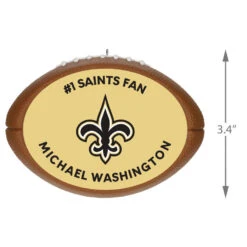 Hallmark NFL Football New Orleans Saints Text Personalized Ornament -Hallmark Gift Shop NFL Football New Orleans Saints Text Personalized Ornament 2499QHE1985B7 03