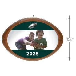 Hallmark NFL Football Philadelphia Eagles Text And Photo Personalized Ornament -Hallmark Gift Shop NFL Football Philadelphia Eagles Text and Photo Personalized Ornament 2499QHE1985B16 04