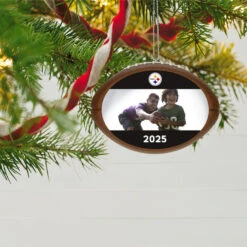 Hallmark NFL Football Pittsburgh Steelers Text And Photo Personalized Ornament -Hallmark Gift Shop NFL Football Pittsburgh Steelers Text and Photo Personalized Ornament 2499QHE1985B11 02