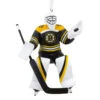 NHL Boston Bruins® Goalie Hallmark Ornament -Hallmark Gift Shop NHL Boston Bruins Goalie Christmas Ornament 1OSL1743 01