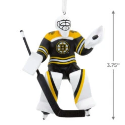 NHL Boston Bruins® Goalie Hallmark Ornament -Hallmark Gift Shop NHL Boston Bruins Goalie Christmas Ornament 1OSL1743 03