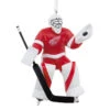 NHL Detroit Red Wings® Goalie Hallmark Ornament -Hallmark Gift Shop NHL Detroit Red Wings Goalie Christmas Ornament 1OSL1749 01