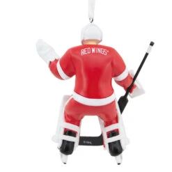 NHL Detroit Red Wings® Goalie Hallmark Ornament -Hallmark Gift Shop NHL Detroit Red Wings Goalie Christmas Ornament 1OSL1749 05