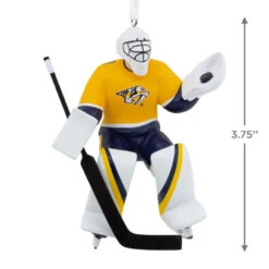 NHL Nashville Predators® Goalie Hallmark Ornament -Hallmark Gift Shop NHL Nashville Predators Goalie Christmas Ornament 1OSL1754 03