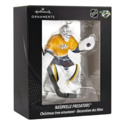 NHL Nashville Predators® Goalie Hallmark Ornament -Hallmark Gift Shop NHL Nashville Predators Goalie Christmas Ornament 1OSL1754 04