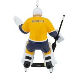 NHL Nashville Predators® Goalie Hallmark Ornament -Hallmark Gift Shop NHL Nashville Predators Goalie Christmas Ornament 1OSL1754 05