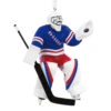 NHL New York Rangers® Goalie Hallmark Ornament -Hallmark Gift Shop NHL New York Rangers Goalie Christmas Ornament 1OSL1755 01