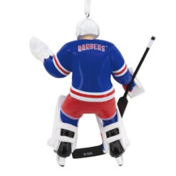 NHL New York Rangers® Goalie Hallmark Ornament -Hallmark Gift Shop NHL New York Rangers Goalie Christmas Ornament 1OSL1755 05
