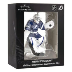 NHL Tampa Bay Lightning® Goalie Hallmark Ornament -Hallmark Gift Shop NHL Tampa Bay Lightning Goalie Christmas Ornament 1OSL1876 04