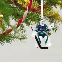 NHL Vancouver Canucks® Goalie Hallmark Ornament -Hallmark Gift Shop NHL Vancouver Canucks Goalie Christmas Ornament 1OSL1878 02