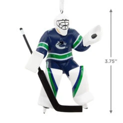 NHL Vancouver Canucks® Goalie Hallmark Ornament -Hallmark Gift Shop NHL Vancouver Canucks Goalie Christmas Ornament 1OSL1878 03