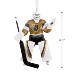 NHL Vegas Golden Knights® Goalie Hallmark Ornament -Hallmark Gift Shop NHL Vegas Golden Knights Goalie Christmas Ornament 1OSL2720 04