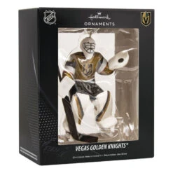 NHL Vegas Golden Knights® Goalie Hallmark Ornament -Hallmark Gift Shop NHL Vegas Golden Knights Goalie Christmas Ornament 1OSL2720 08